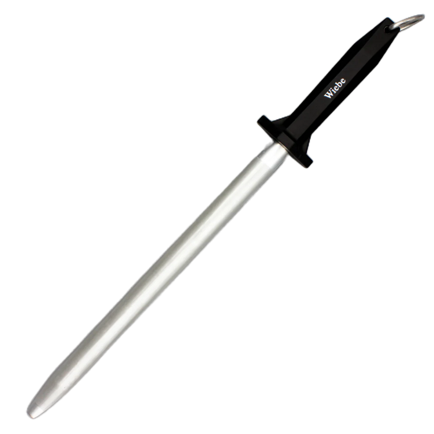 Fusil à Aiguiser Professionnel FlyWave - Chromé, Longueur 20,3 Cm, Poignée Ergonomique, Pour Couteaux Et Ciseaux Pour Couteaux Cuisine Ciseaux